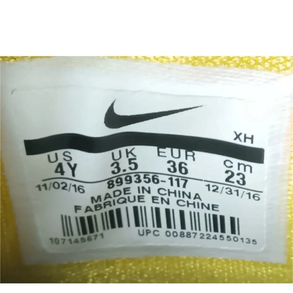 Nike Kyrie 3 N7 Shoes Boys Size 4Y Grade School White,  Maize